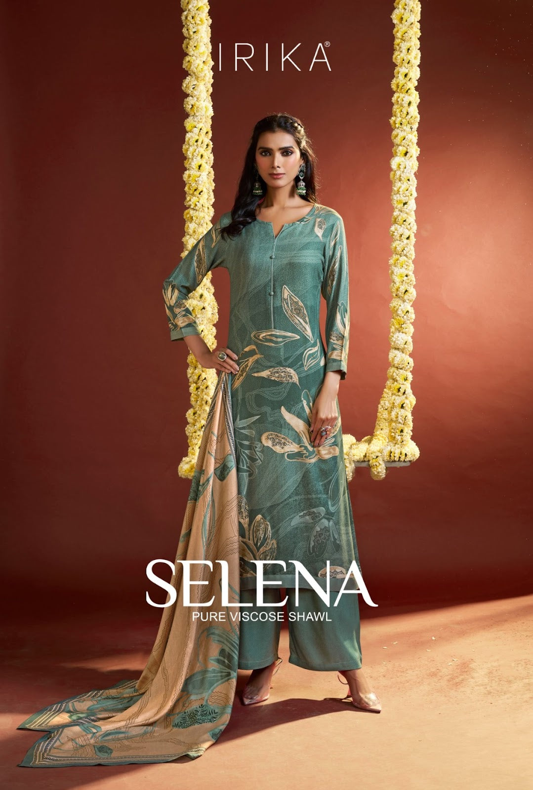 Selena Irika Pashmina Suits Supplier Gujarat
