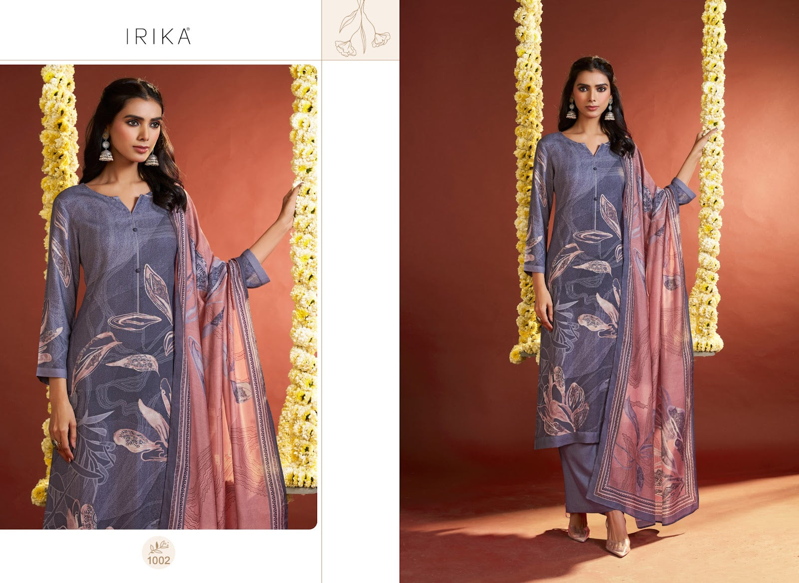 Selena Irika Pashmina Suits Supplier Gujarat