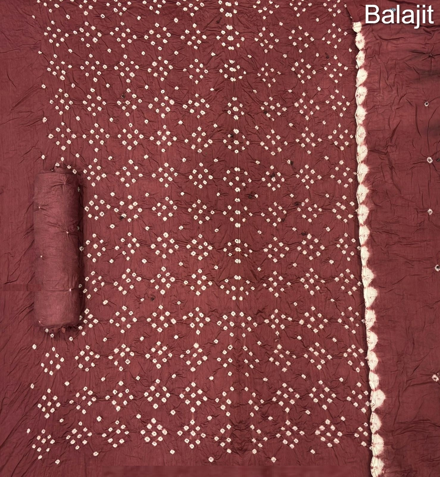 Self Bandhej Concept 2107 Balajit Sartin Cotton Salwar Suits Manufacturer Ahmedabad