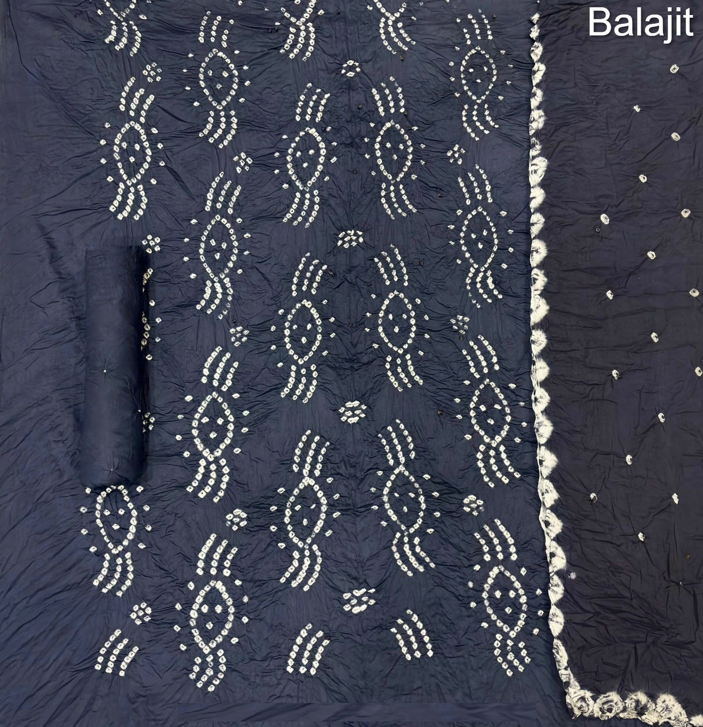 Self Bandhej Concept 2107 Balajit Sartin Cotton Salwar Suits Manufacturer Ahmedabad