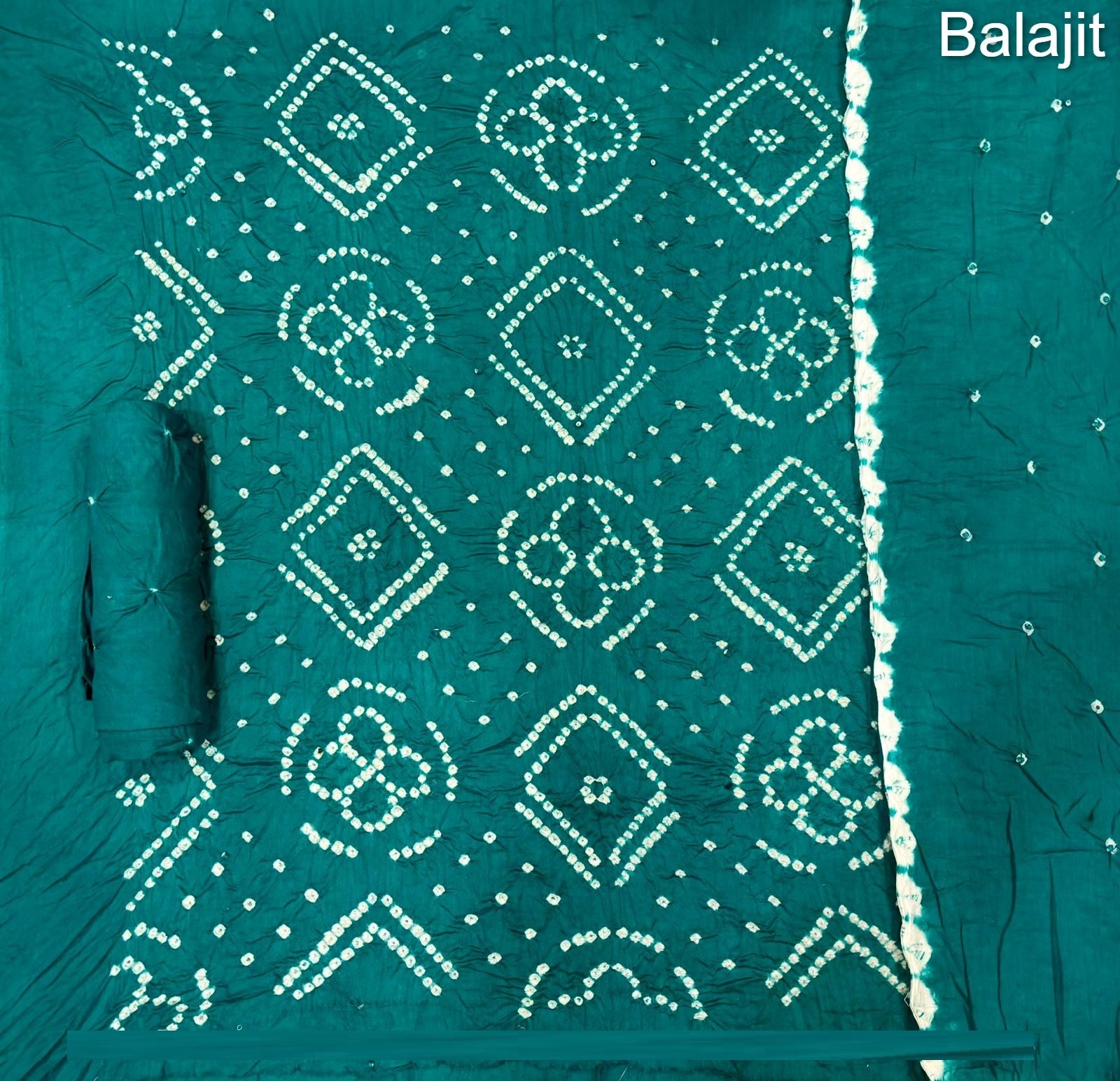 Self Bandhej Concept 2107 Balajit Sartin Cotton Salwar Suits Manufacturer Ahmedabad