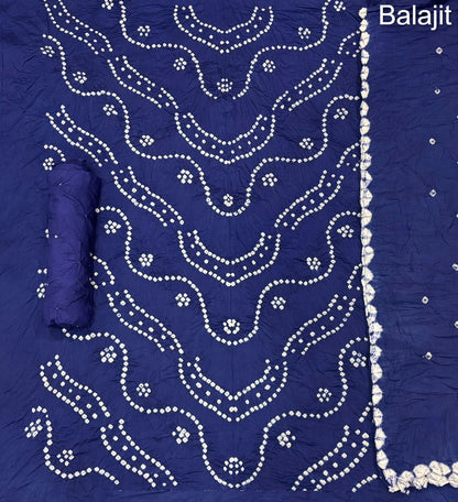 Self Bandhej Concept 2107 Balajit Sartin Cotton Salwar Suits Manufacturer Ahmedabad