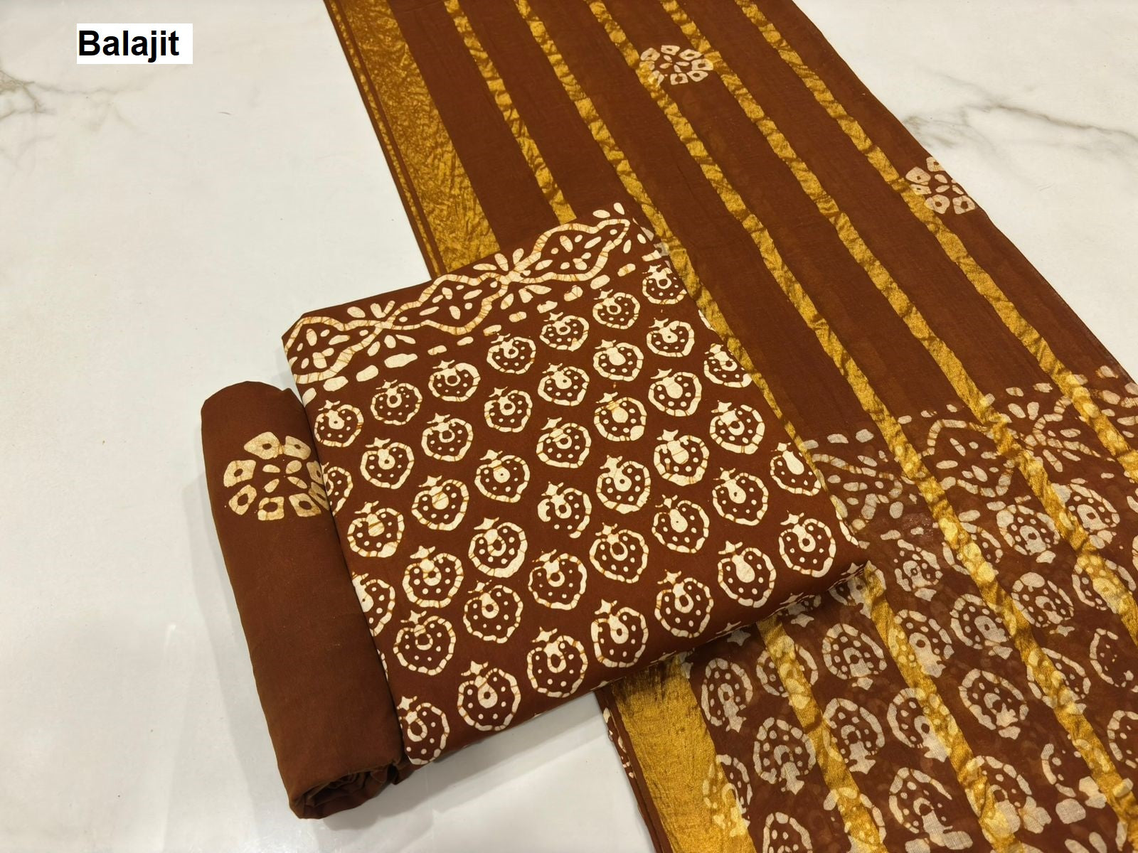 Self Matching 0407 Balajit Cotton Salwar Suits Exporter Ahmedabad