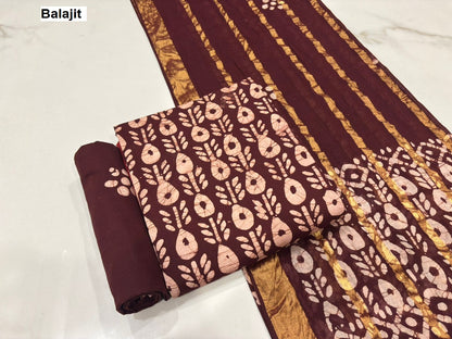 Self Matching 0407 Balajit Cotton Salwar Suits Exporter Ahmedabad