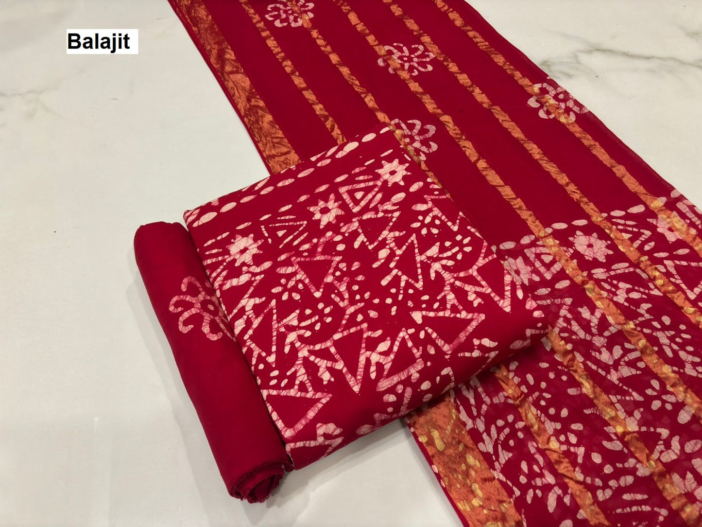 Self Matching 0407 Balajit Cotton Salwar Suits Exporter Ahmedabad
