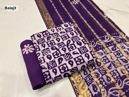 Self Matching 0407 Balajit Cotton Salwar Suits Exporter Ahmedabad