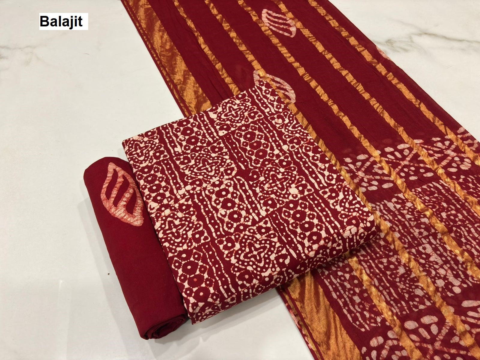 Self Matching 0407 Balajit Cotton Salwar Suits Exporter Ahmedabad