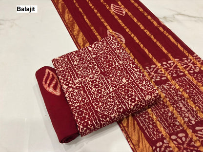 Self Matching 0407 Balajit Cotton Salwar Suits Exporter Ahmedabad