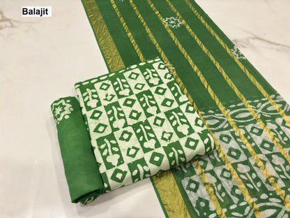 Self Matching 0407 Balajit Cotton Salwar Suits Exporter Ahmedabad