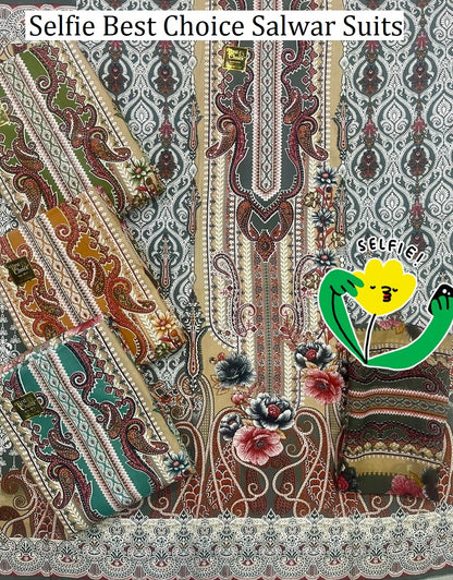 Selfie Best Choice Pure Rayon Salwar Suits Exporter India