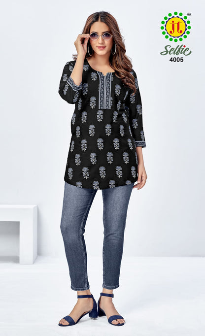 Selfie Vol 4 Jt Cotton Short Kurtis Wholesale Price