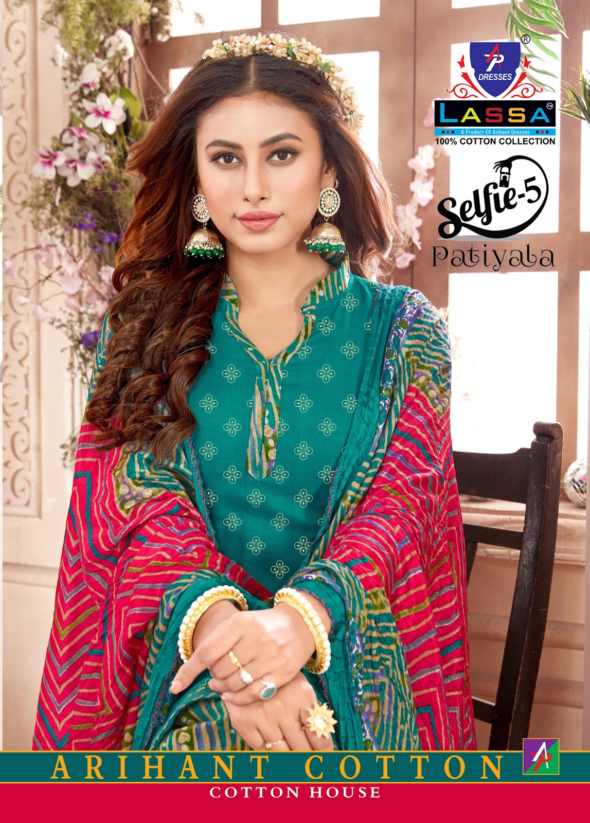 Selfie Vol 5 Patiyala Ap Dresses Cotton Dress Material Wholesaler Gujarat