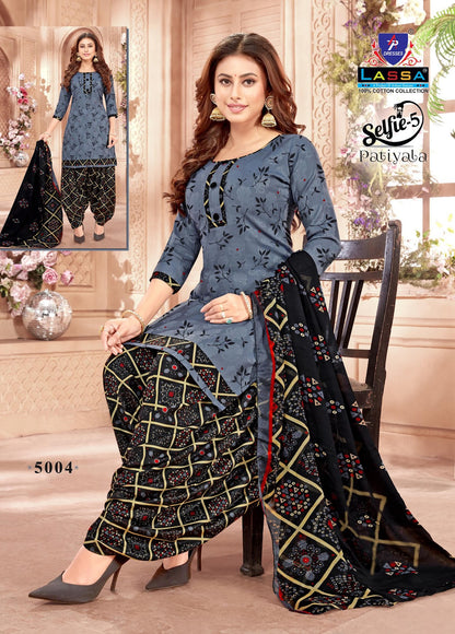 Selfie Vol 5 Patiyala Ap Dresses Cotton Dress Material Wholesaler Gujarat