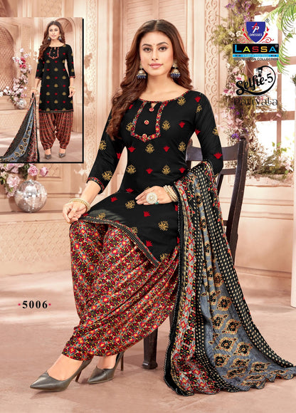 Selfie Vol 5 Patiyala Ap Dresses Cotton Dress Material Wholesaler Gujarat