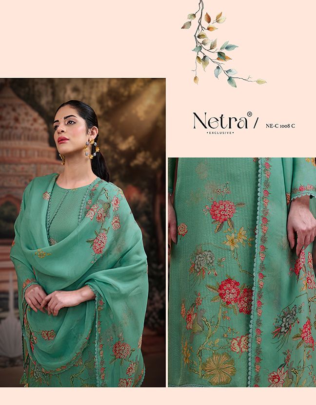 Selina Netra Organza Pant Style Suits Wholesale Price