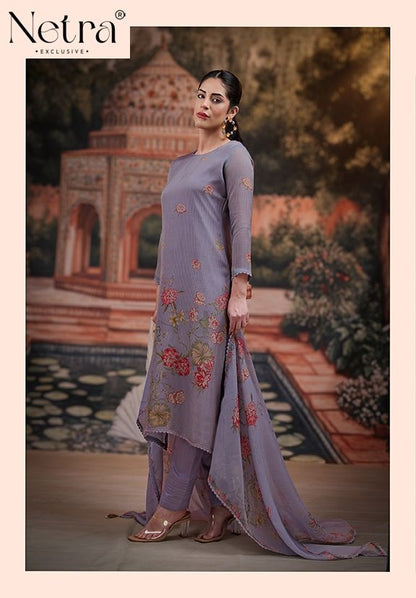 Selina Netra Organza Pant Style Suits Wholesale Price