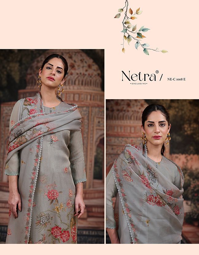 Selina Netra Organza Pant Style Suits Wholesale Price