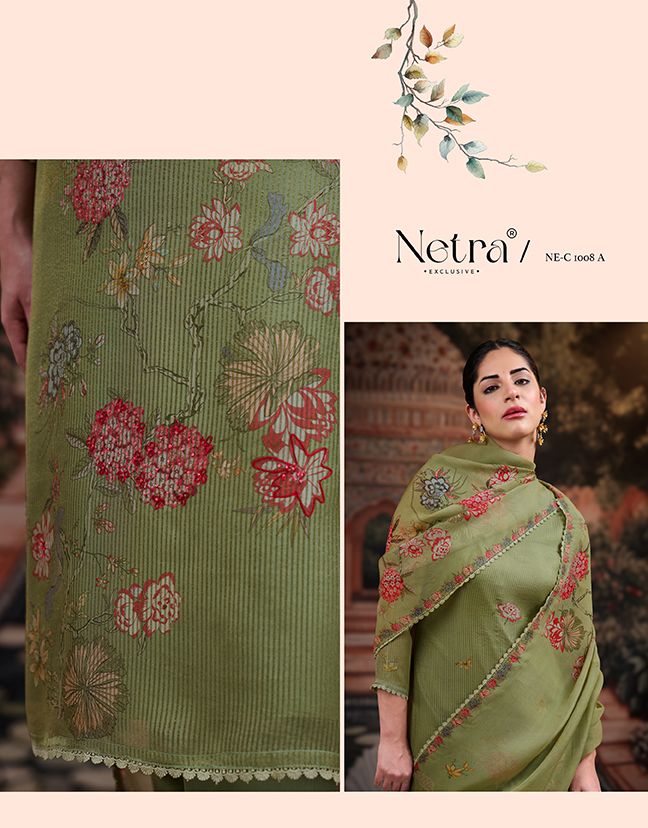 Selina Netra Organza Pant Style Suits Wholesale Price