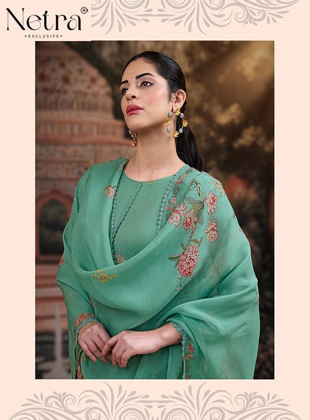 Selina Netra Organza Pant Style Suits Wholesale Price