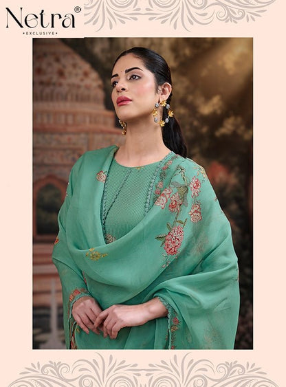 Selina Netra Organza Pant Style Suits Wholesale Price