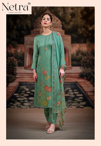 Selina Netra Organza Pant Style Suits Wholesale Price