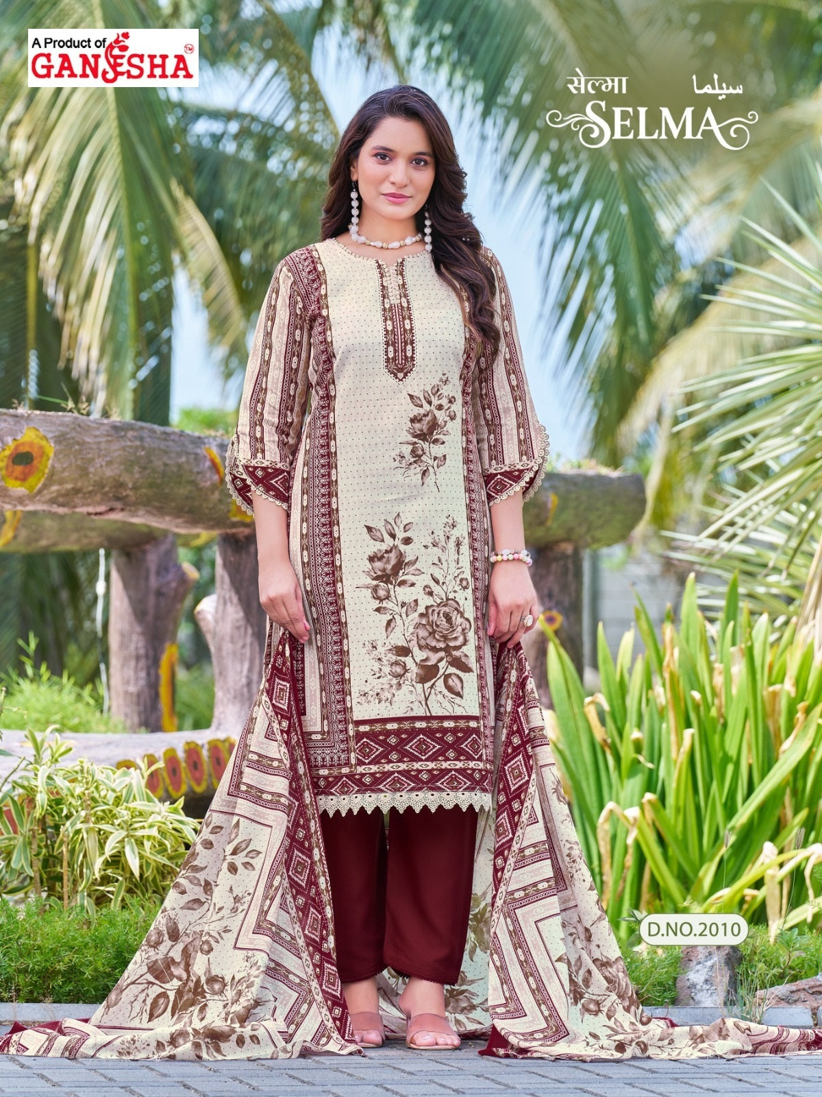 Selma Vol 2 Ganesha Mix Cotton Karachi Salwar Suits Wholesale