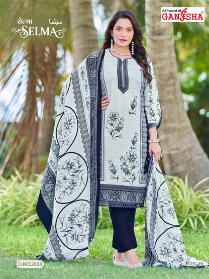Selma Vol 2 Ganesha Mix Cotton Karachi Salwar Suits Wholesale