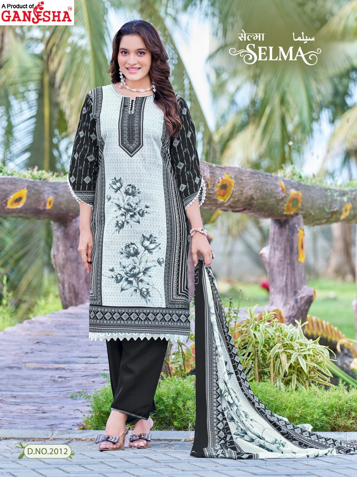 Selma Vol 2 Ganesha Mix Cotton Karachi Salwar Suits Wholesale