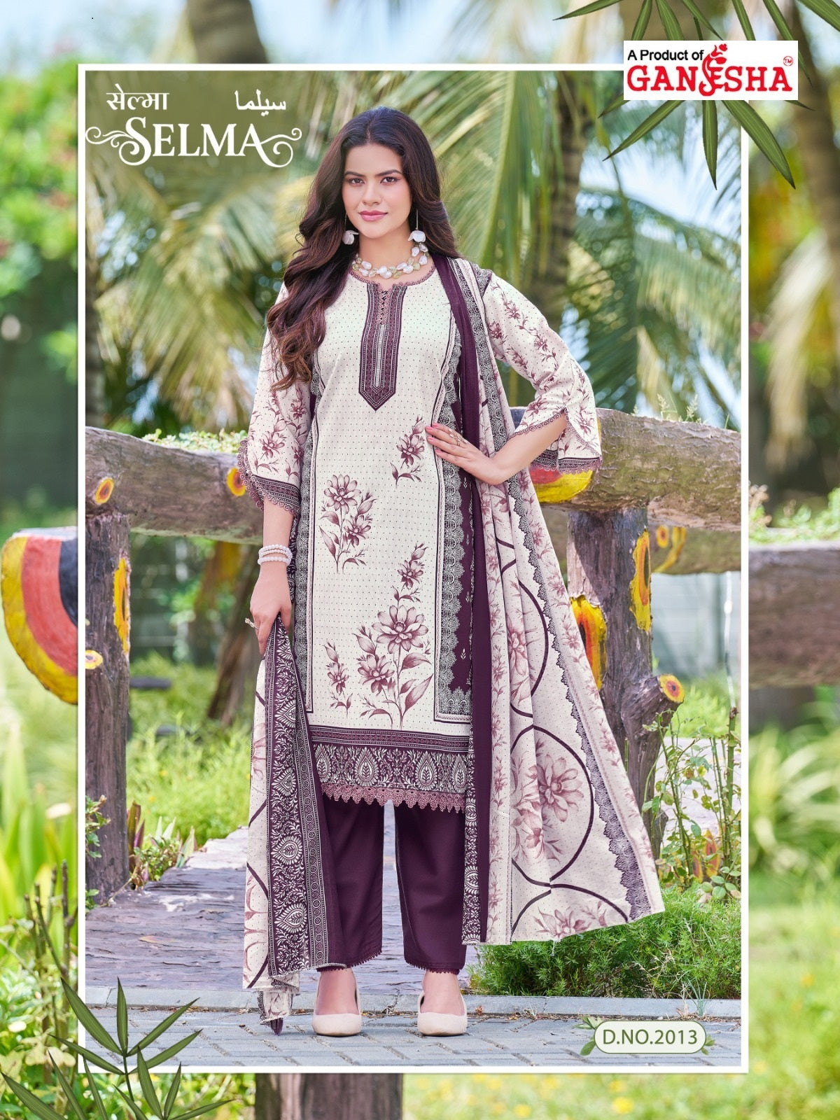 Selma Vol 2 Ganesha Mix Cotton Karachi Salwar Suits Wholesale