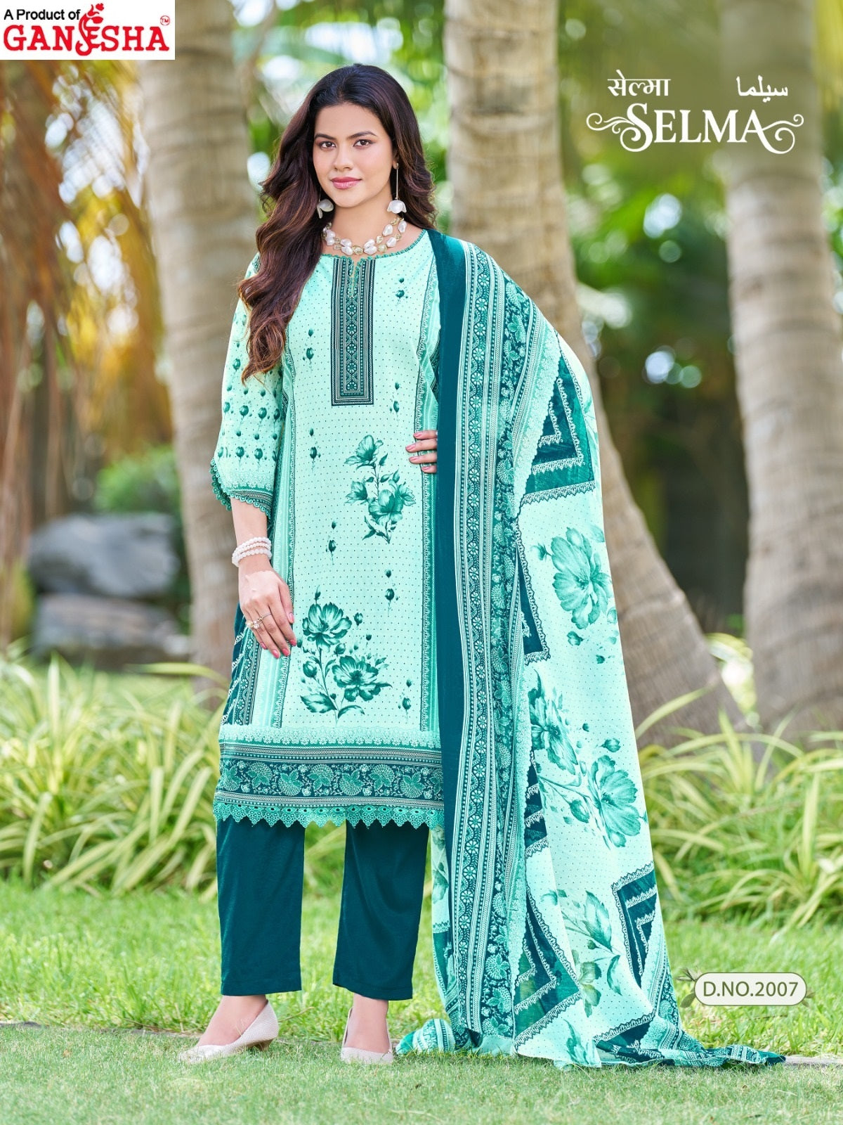 Selma Vol 2 Ganesha Mix Cotton Karachi Salwar Suits Wholesale