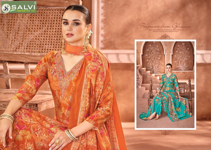 Selvina Silk Vol 17 Salvi Fashion Modal Silk Anarkali Salwar Suits Manufacturer Ahmedabad