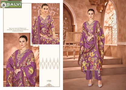 Selvina Silk Vol 17 Salvi Fashion Modal Silk Anarkali Salwar Suits Manufacturer Ahmedabad