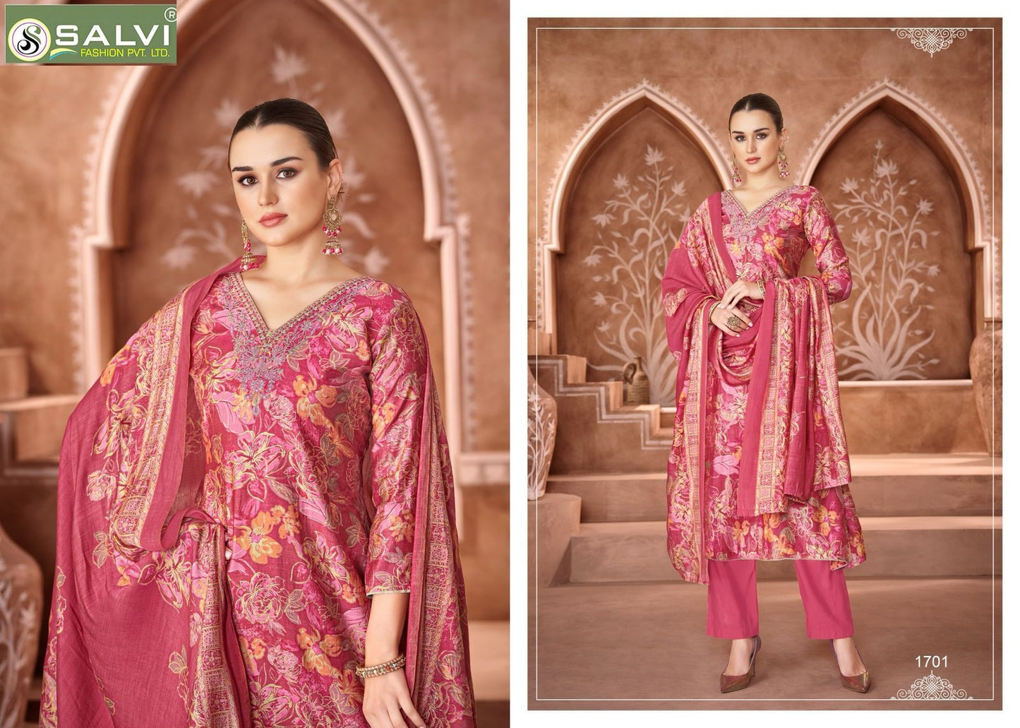 Selvina Silk Vol 17 Salvi Fashion Modal Silk Anarkali Salwar Suits Manufacturer Ahmedabad