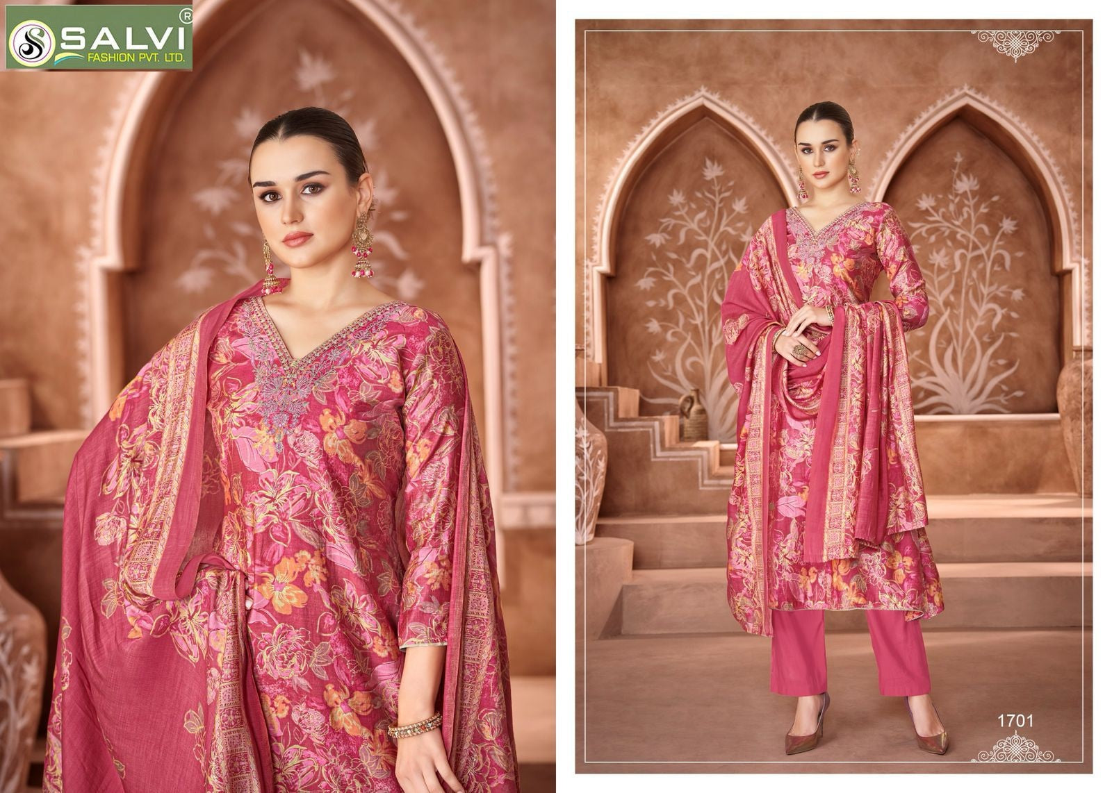 Selvina Silk Vol 17 Salvi Fashion Modal Silk Anarkali Salwar Suits Manufacturer Ahmedabad