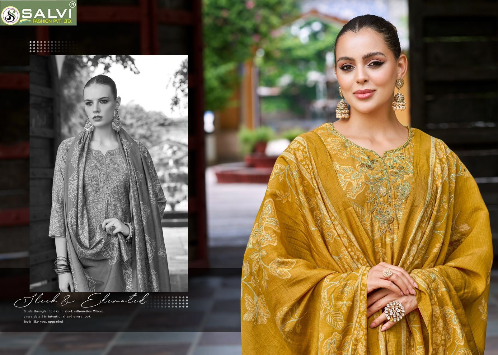Selvina Silk Vol 22 Salvi Fashion Modal Silk Pant Style Suits Exporter Ahmedabad