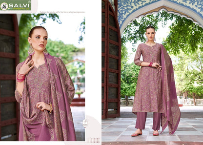 Selvina Silk Vol 22 Salvi Fashion Modal Silk Pant Style Suits Exporter Ahmedabad