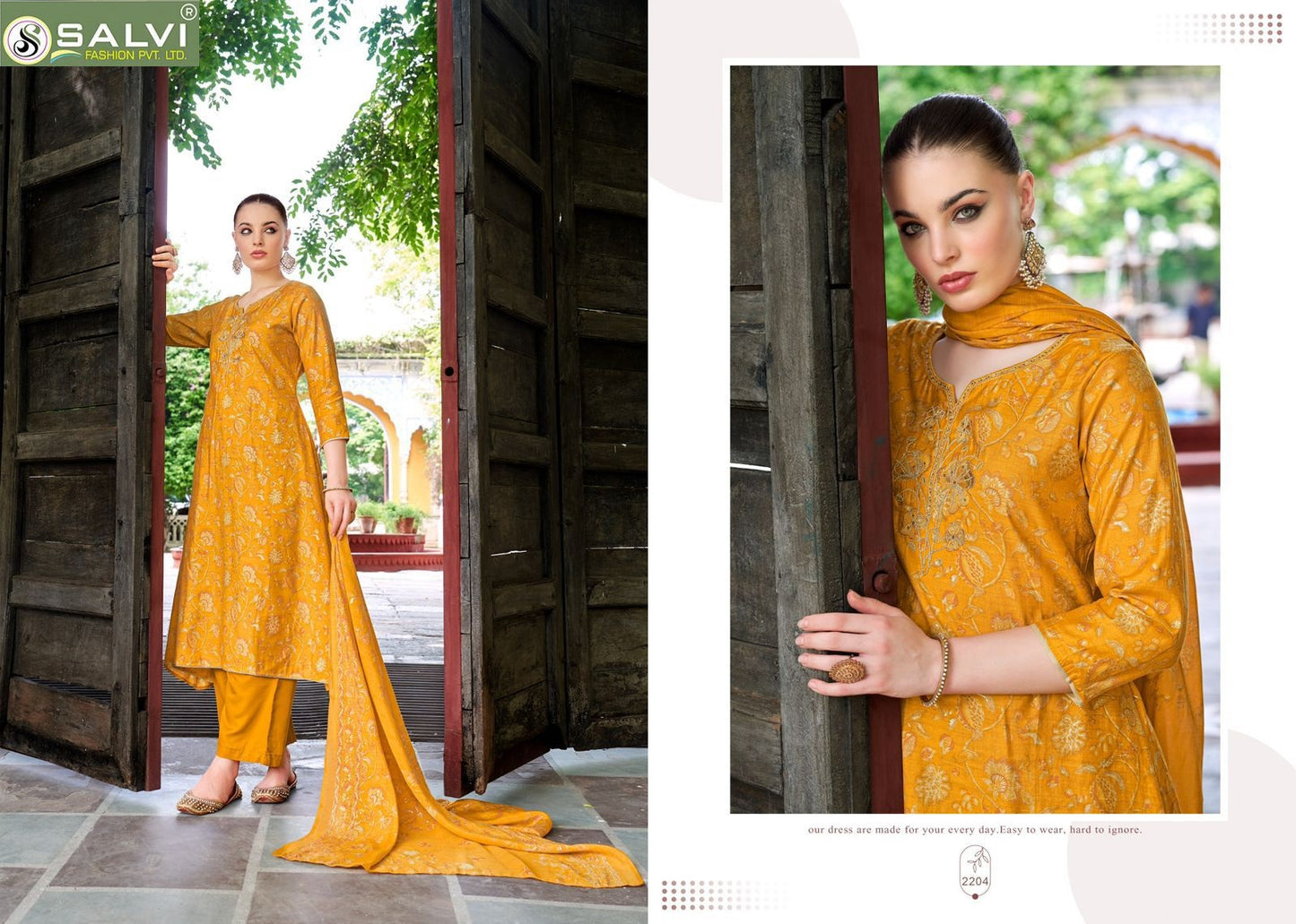 Selvina Silk Vol 22 Salvi Fashion Modal Silk Pant Style Suits Exporter Ahmedabad