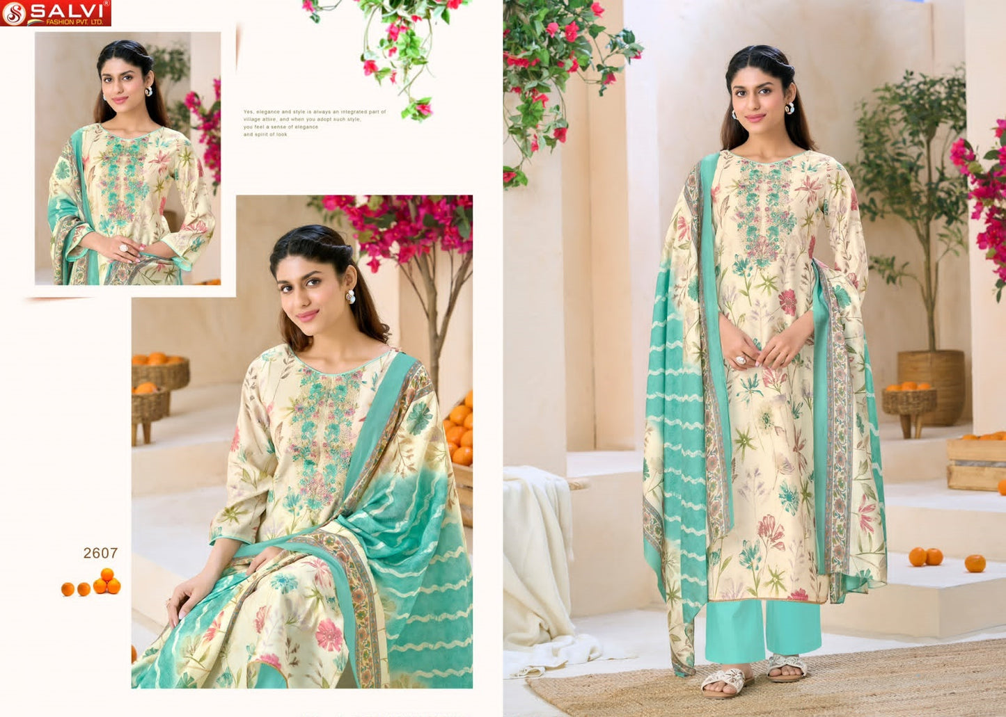 Selvina Silk Vol 26 Once Again Salvi Fashion Modal Silk Pant Style Suits Wholesale Rate