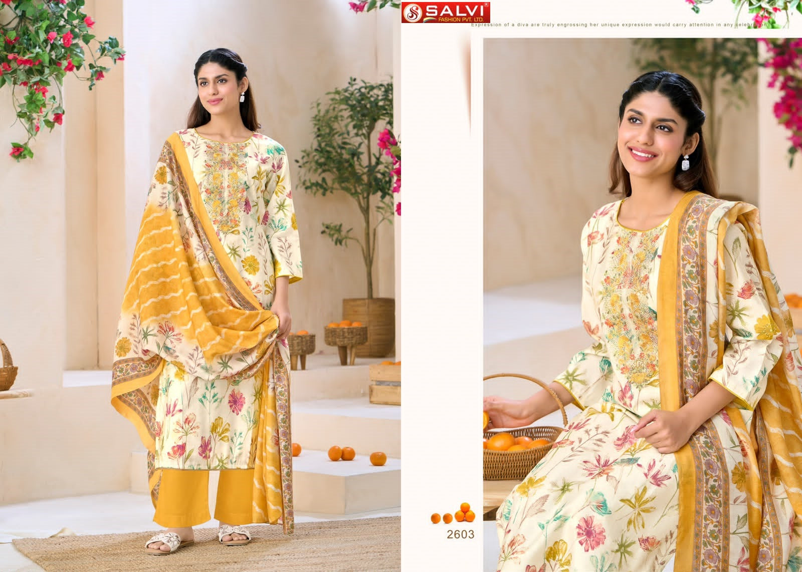 Selvina Silk Vol 26 Once Again Salvi Fashion Modal Silk Pant Style Suits Wholesale Rate