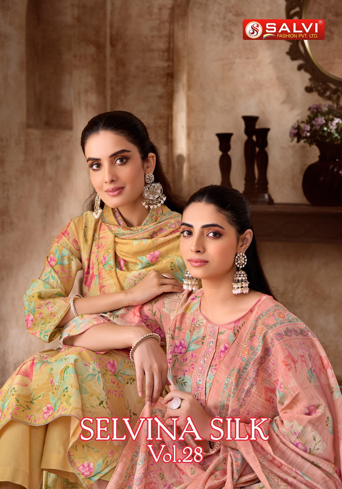 Selvina Silk Vol 28 Salvi Fashion Pant Style Suits Manufacturer India