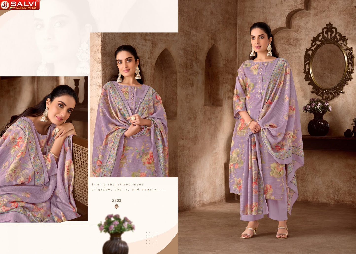 Selvina Silk Vol 28 Salvi Fashion Pant Style Suits Manufacturer India