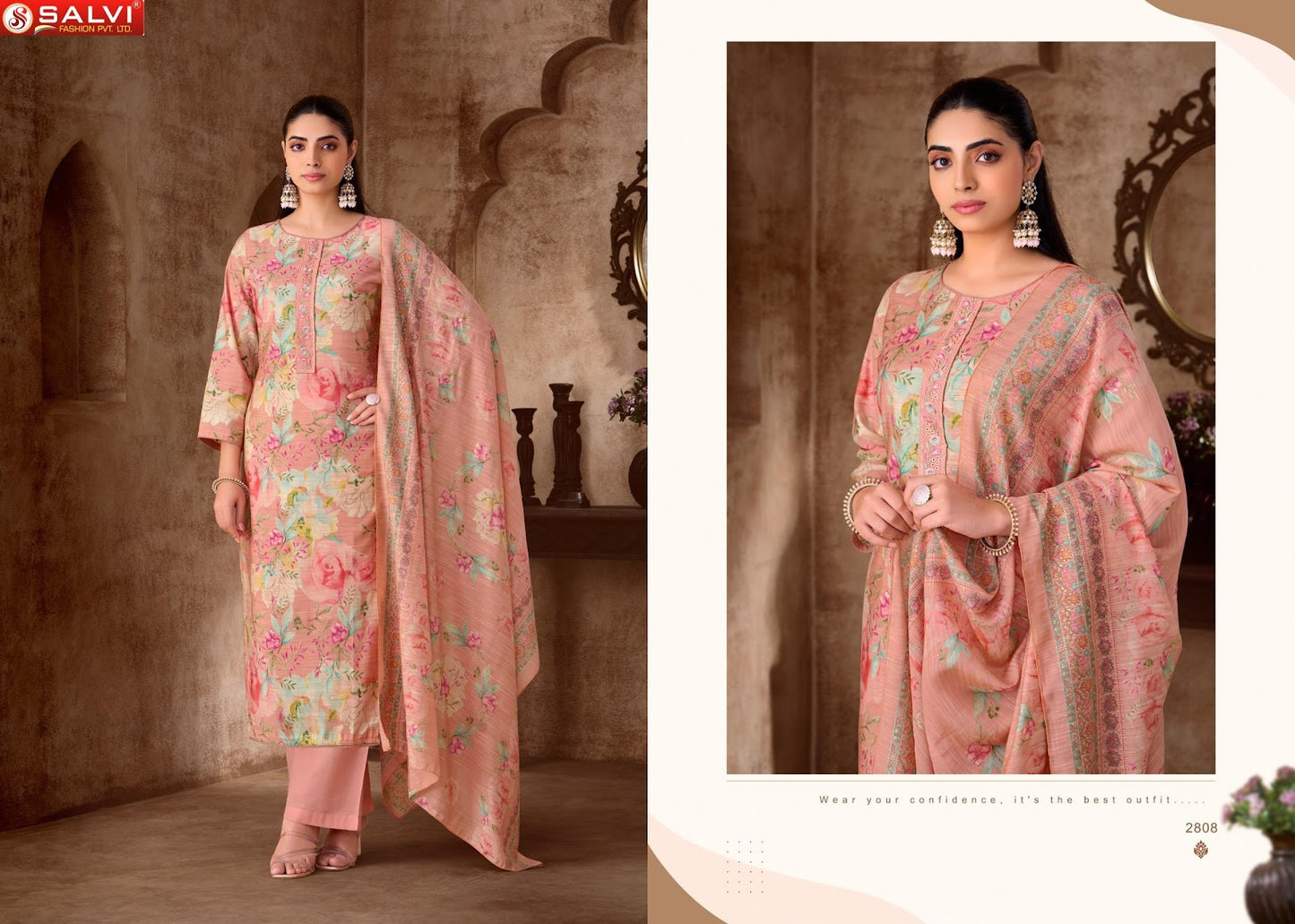 Selvina Silk Vol 28 Salvi Fashion Pant Style Suits Manufacturer India