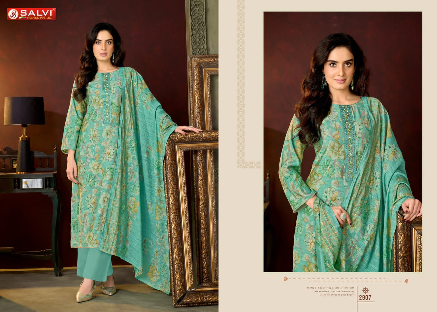 Selvina Silk Vol 29 Salvi Fashion Pant Style Suits Supplier Ahmedabad