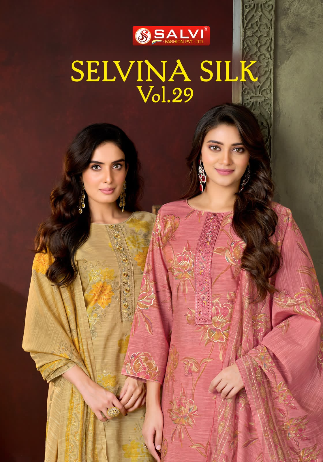 Selvina Silk Vol 29 Salvi Fashion Pant Style Suits Supplier Ahmedabad
