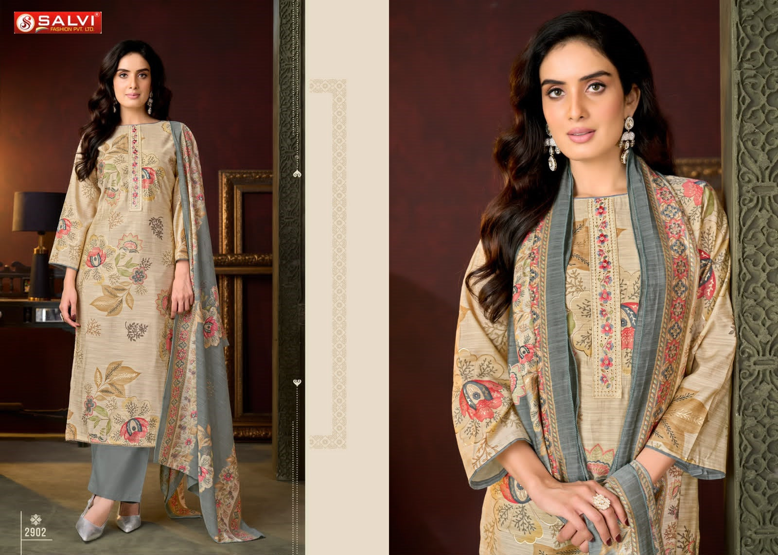 Selvina Silk Vol 29 Salvi Fashion Pant Style Suits Supplier Ahmedabad