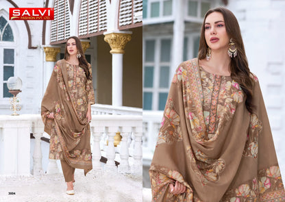 Selvina Silk Vol 30 Salvi Fashion Modal Silk Pant Style Suits Exporter India