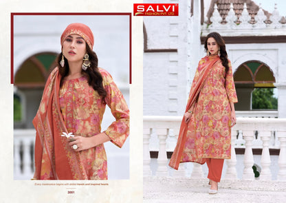 Selvina Silk Vol 30 Salvi Fashion Modal Silk Pant Style Suits Exporter India