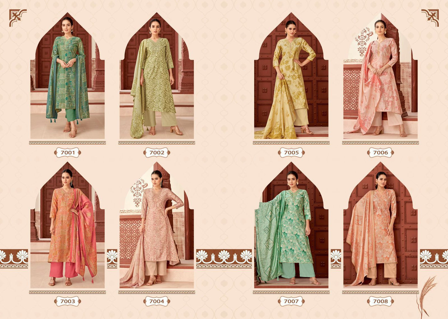 Selvina Silk Vol 7 Salvi Fashion Modal Silk Pant Style Suits Supplier