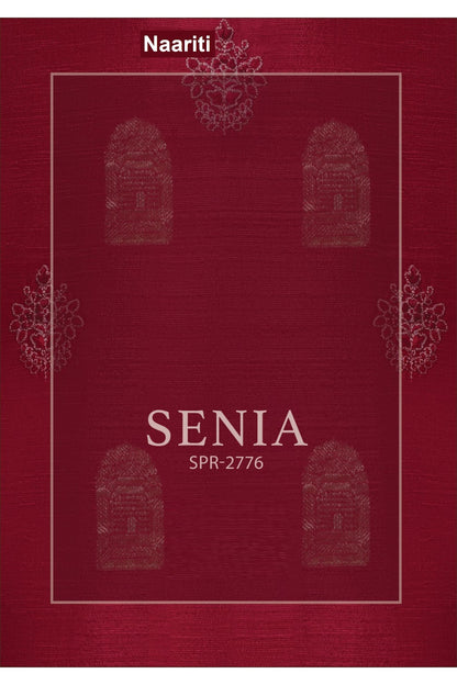 Senia 2776 Naariti Raw Silk Pant Style Suits Supplier India