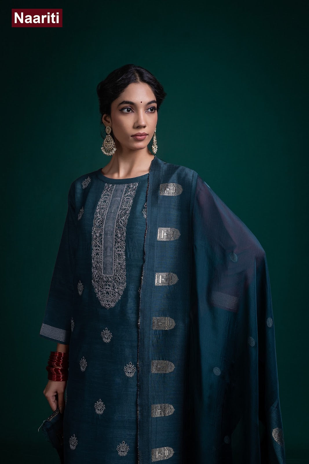 Senia 2776 Naariti Raw Silk Pant Style Suits Supplier India